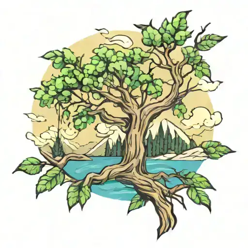 Colorado Inspired Willow Tree