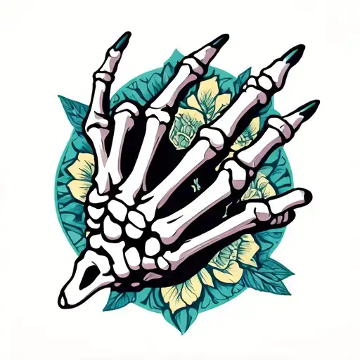 Skeleton Hand Asl Sign