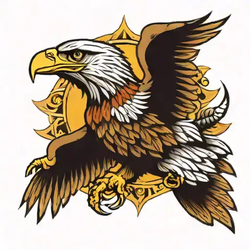 Eagle And Sun