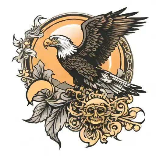 Eagle And Sun