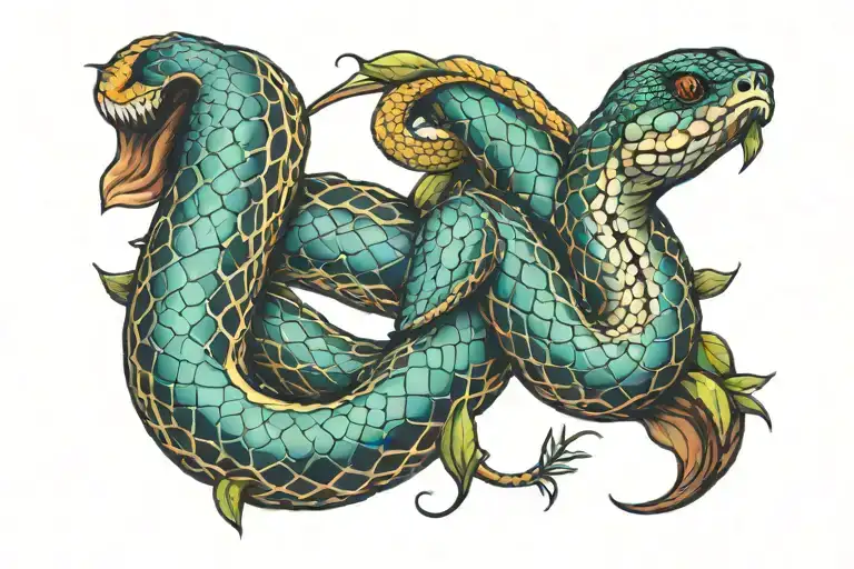 Diamond Python Snake