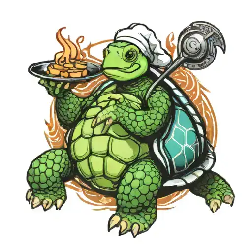 Turtle Chef Cooking