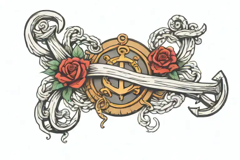 Infinity Sign And Anchor