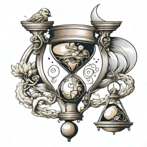 Upside Down Hourglass With Built-in Golden Ratio