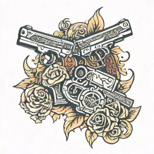 Gangster Money Pistols