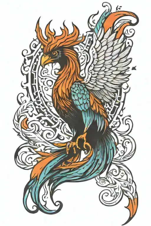 Phoenix Rising From The Ashes