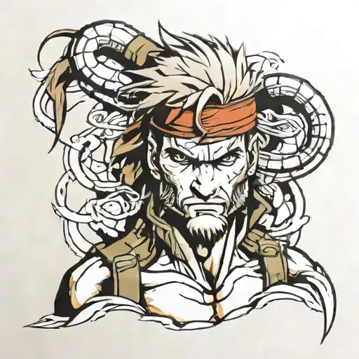Solid Snake From Metal Gear