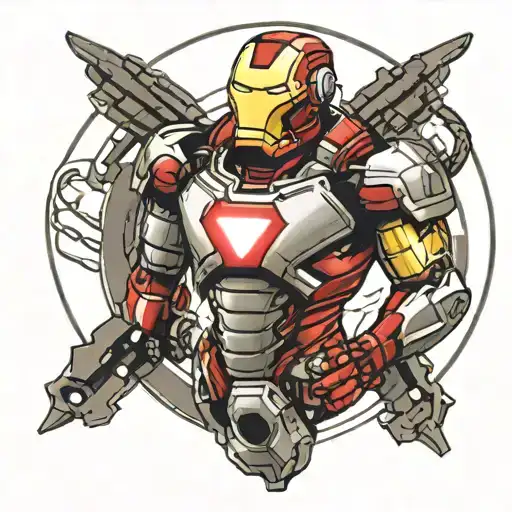 Ironman Logo Triatlon Tattoo Design