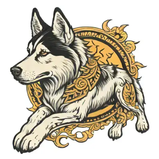 Siberian Husky Sagitarius Sun