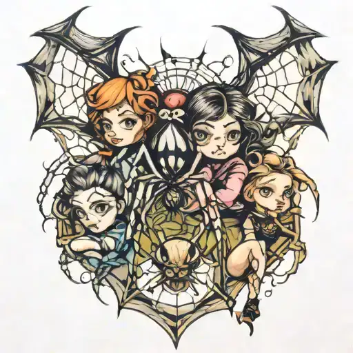 Spider And Little Children