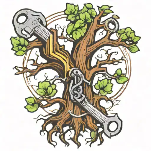 Tree With Wrenches