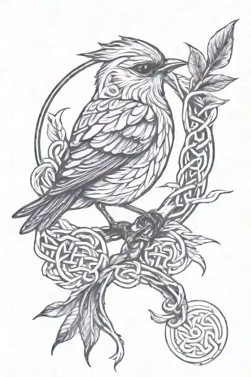Celtic Robin Norse Mythology