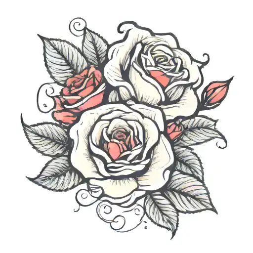 Rose With Stem Spelling Daphne