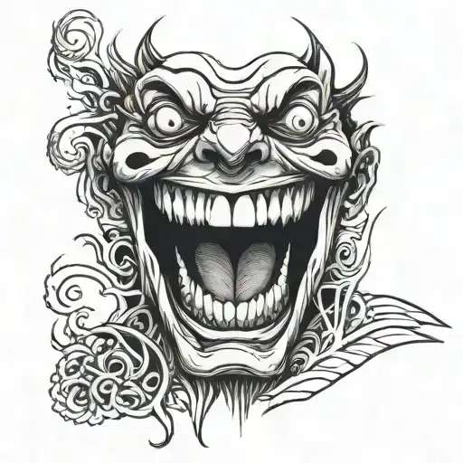 A Man Hiding Pain Behind A Smile