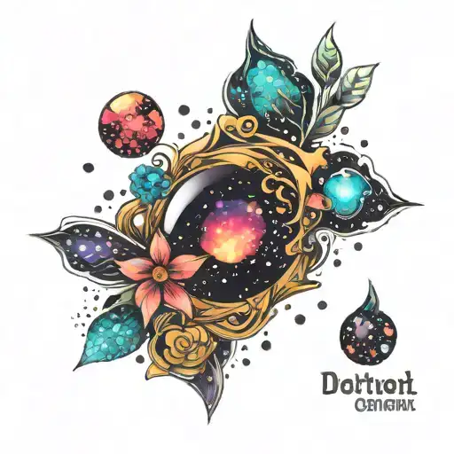 Dotwork Color Galaxy