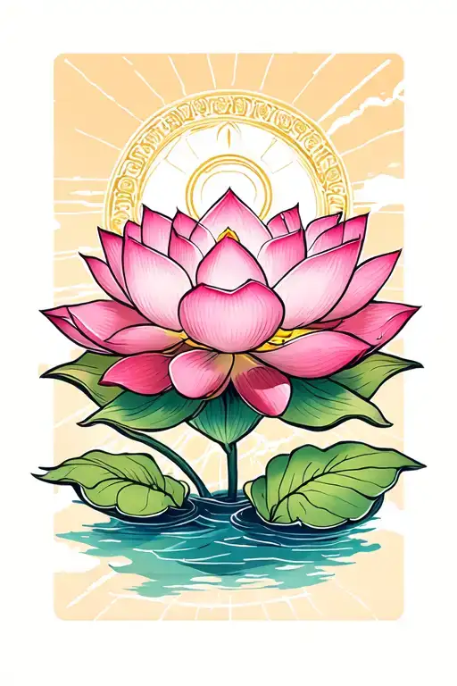 Symbol Lotus Flower