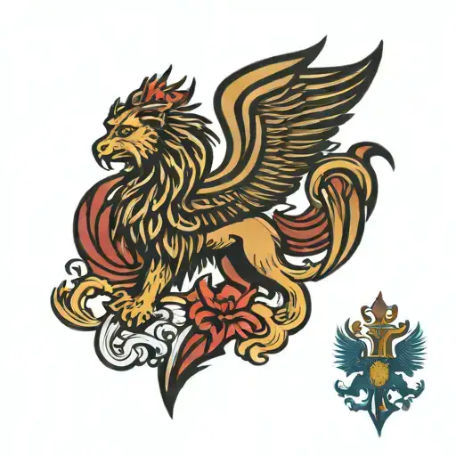 The Dutch Lion Combined With The Albanian Eagle