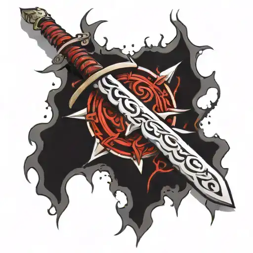 Warrior Swords Blood Winner Mindset