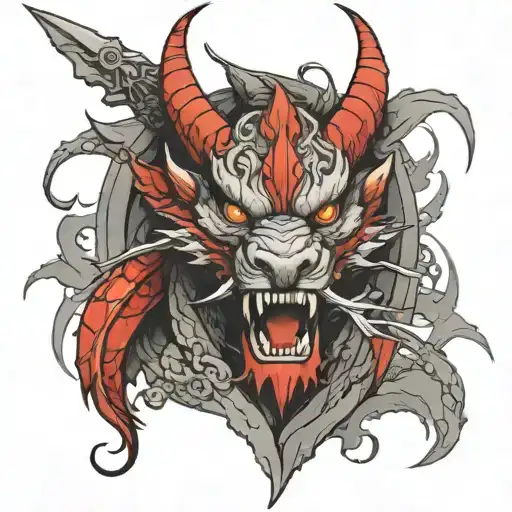 Warrior Dragon Blood Winner Mindset