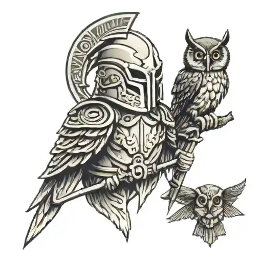 Spartan And Owl