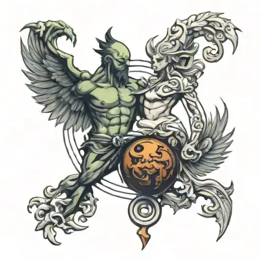 Fighting Balance Between Good And Evil