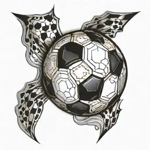 Soccer Ball Pattern Fading Out