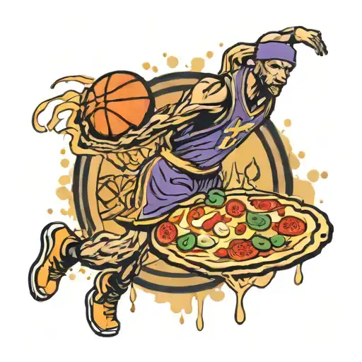 Basketball Black Mamba Pizza
