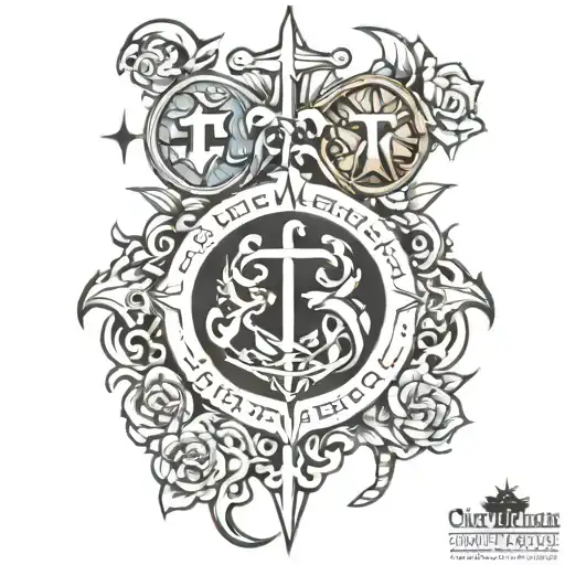 Christian Tattoo For Three Brothers
