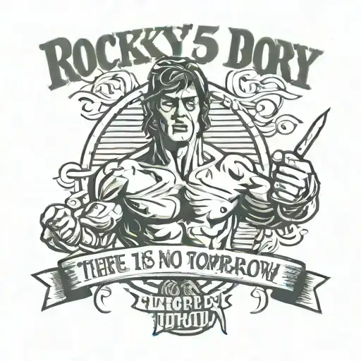 Rocky 3 There Is No Tomorrow Quote
