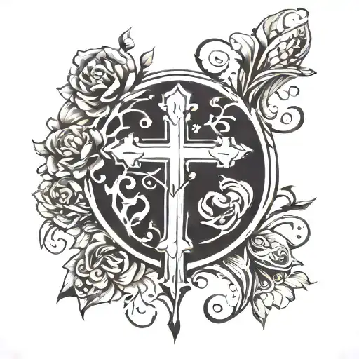 Negative Space Cross