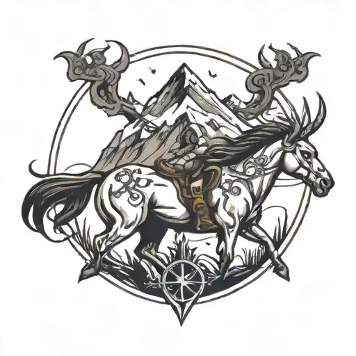 Mountain And Sagittarius