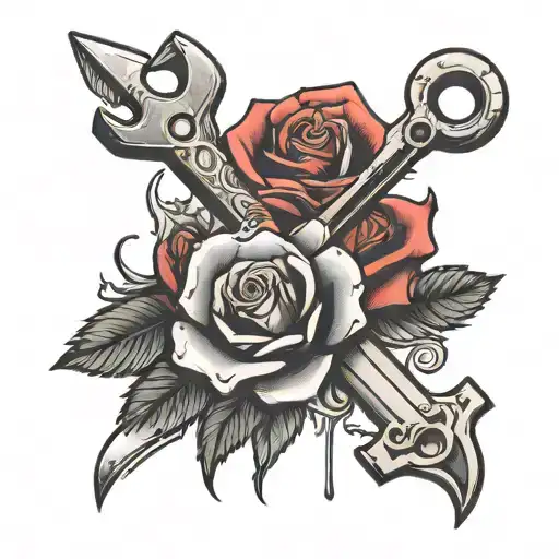 Wrench And Rose