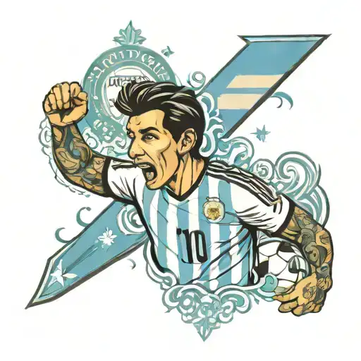 Argentina National Soccer Team Number 10 Jersey