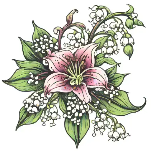 Lily Of The Valley Trap Stamp