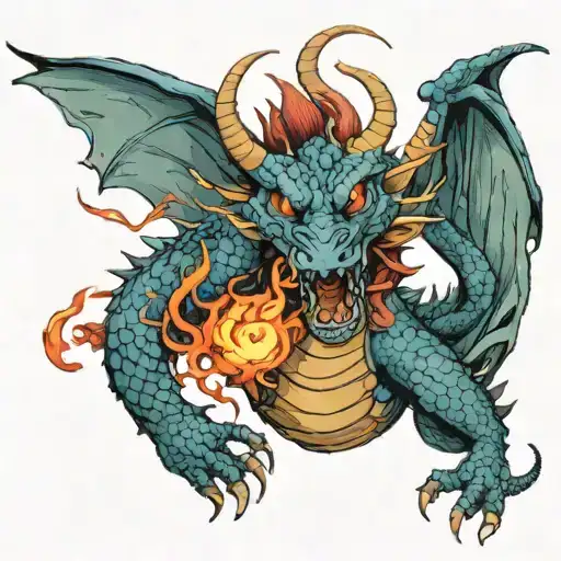 Dragon With Matches Loose On The Town