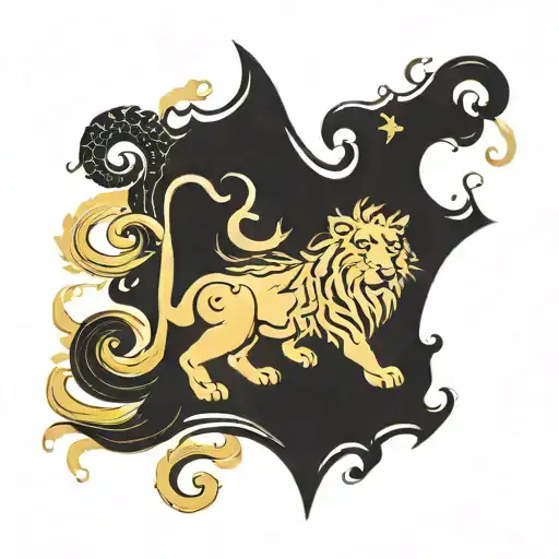 Zodiac Sign Leo On The Ribs But Not Something Masculine For A Girl