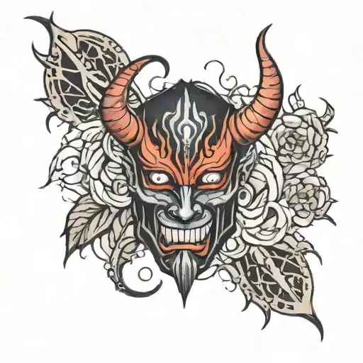 Pain And The Demon In The Mask