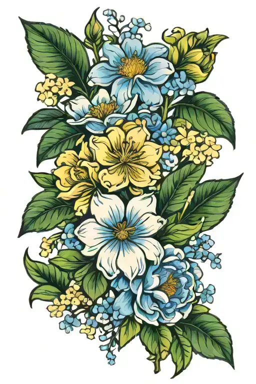 Birth Flower Bouquet