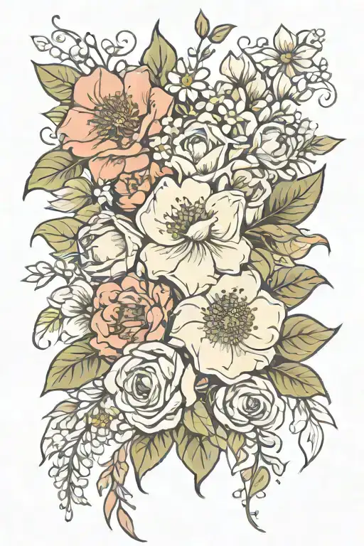 Birth Flower Bouquet