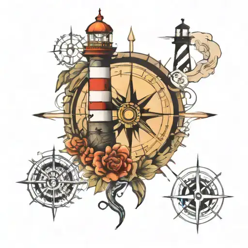 Compass And Light House