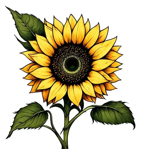 Femal Face Morphing Sunflower
