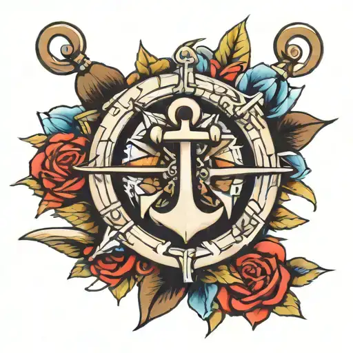 Wind Rose Anchor
