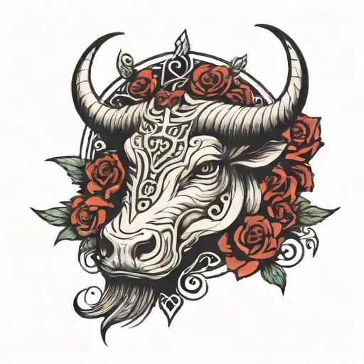 A Tattoo For A Taurus Christian With Violent Tendencies
