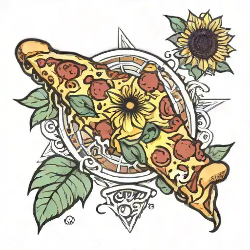Sunflower And Pizza