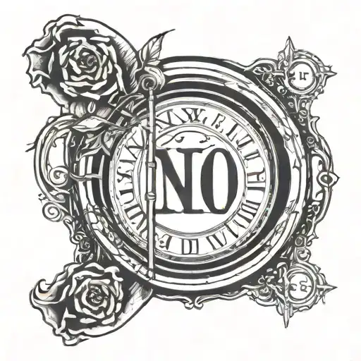 Black Lines Around Leg With Roman Numeral Numbers Between