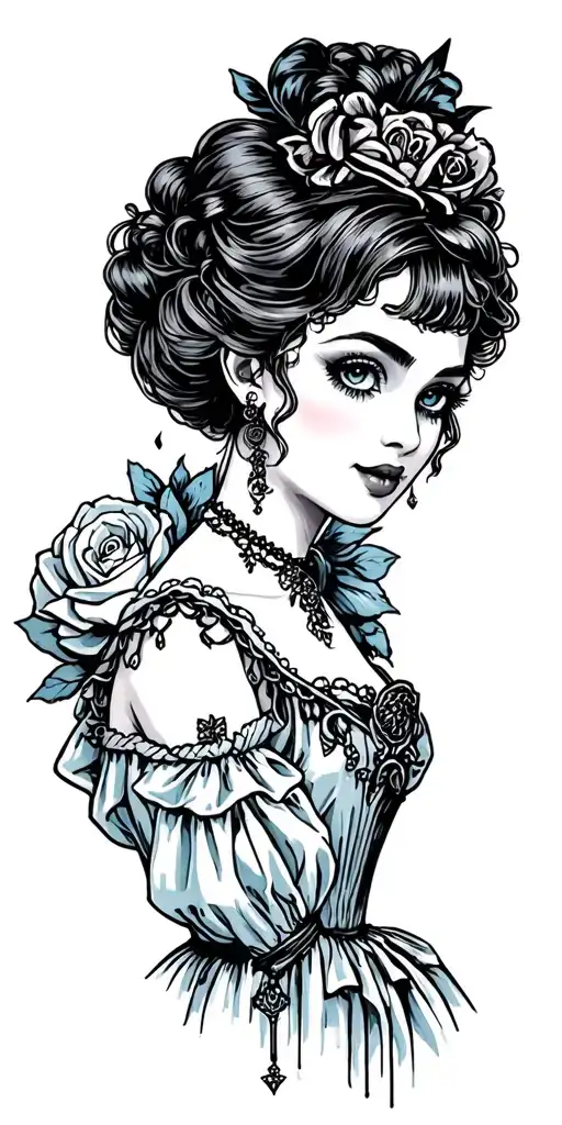 Dark Emo Cinderella Vintage Victorian