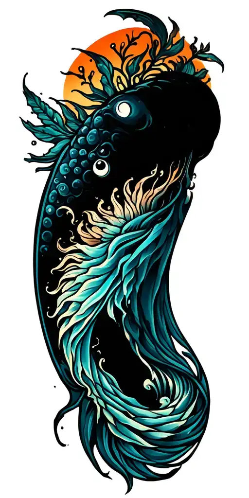 Ocean Tattoo Design