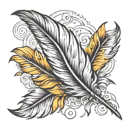 Fore Arm Feather Feather Feather