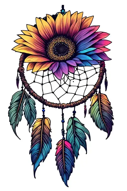 Dreamcatcher Sunflower Blooming