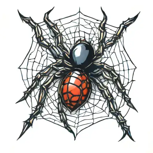 Black Widow Spider Web